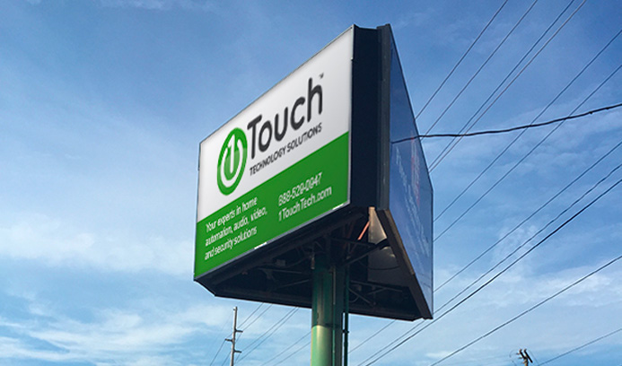 1Touch Technology Solutions outdoor signage